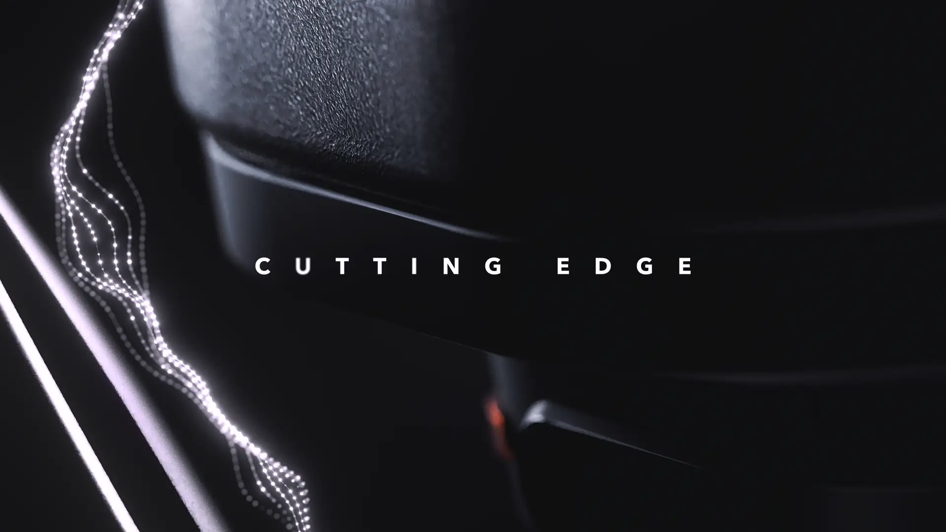Austrian Audio - Cutting Edge title card with particle effects